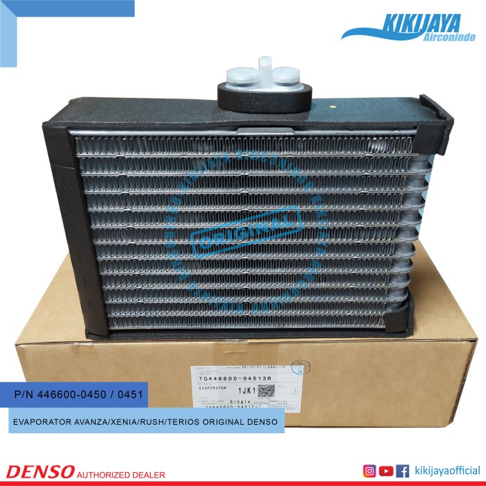 Evaporator Ac Mobil Avanza/Xenia/Rush/Terios Ori Denso 446600-0451