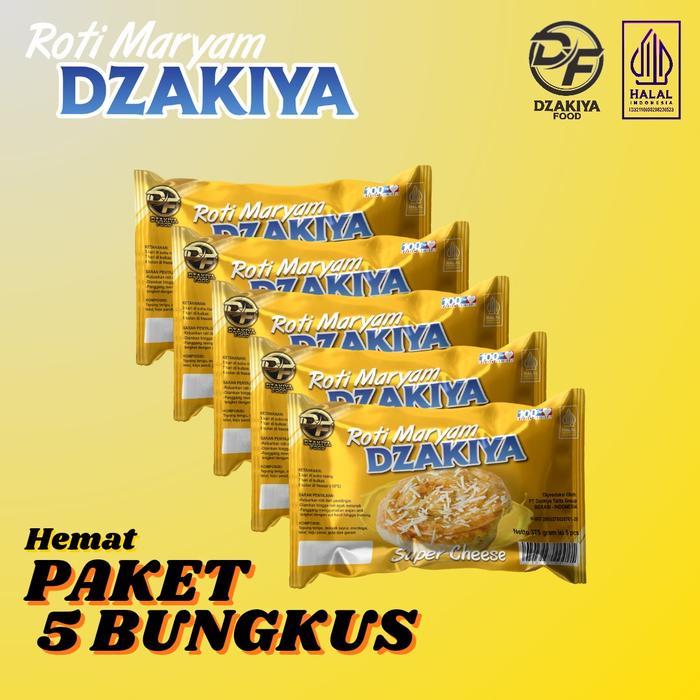 

Terbaru!! [Paket 5 Pack] Roti Maryam Keju Premium Isi 5 Frozen Food Cod