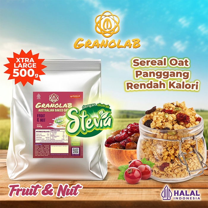 

Viral Paket Bundling Isi 2Pcs Granolab 500Gr Oat Crunch 500Gr Packing Aman