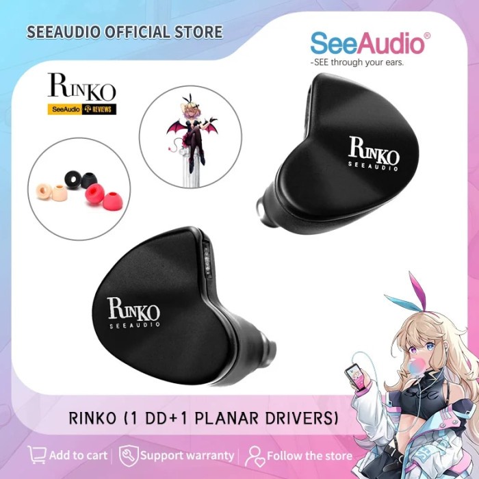 Z Reviews ＆ SeeAudio Rinko Black IEM 1 Dynamic Driver+1 Planar