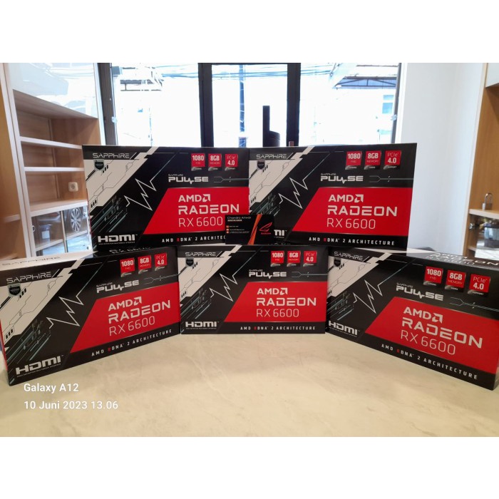VGA AMD SAPPHIRE RX 6600 / RX6600 8GB PULSE