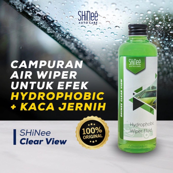Air Wiper Kaca Mobil Daun Talas Hydrophobic SHinee Clear View