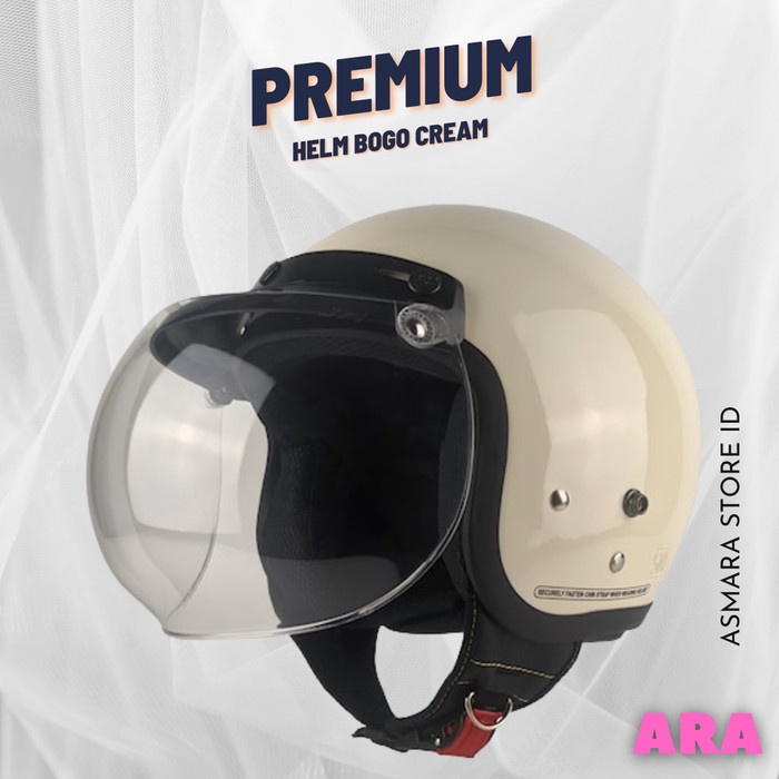 Helm cargloss original SNI wanita bogo retro half face Sada Rosa