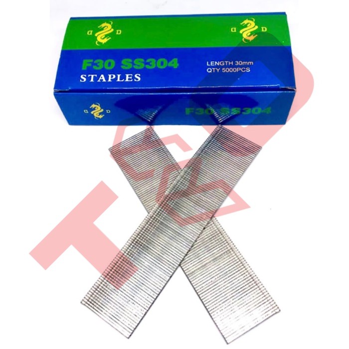 Gercep Isi Staples F30 Ss 304 - Stainless Merk Double Dragon - Paku Tembak