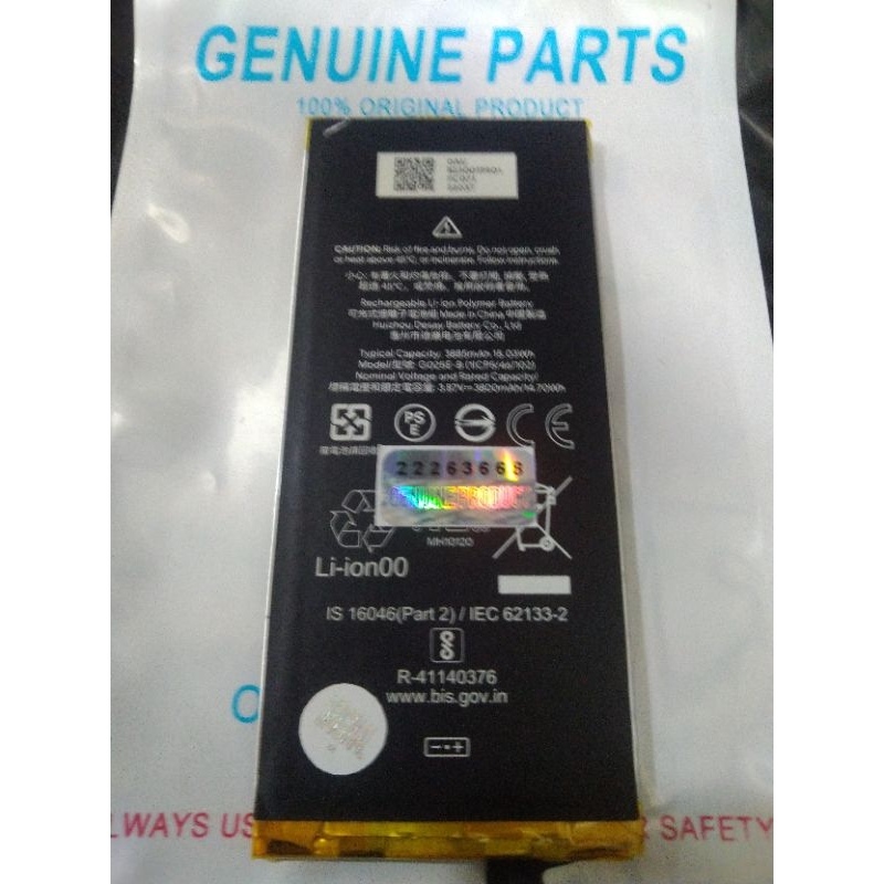 Gopix G025E-B Original 100% Genuine Battery Batre Baterai Gopix Pixel 4A 5G