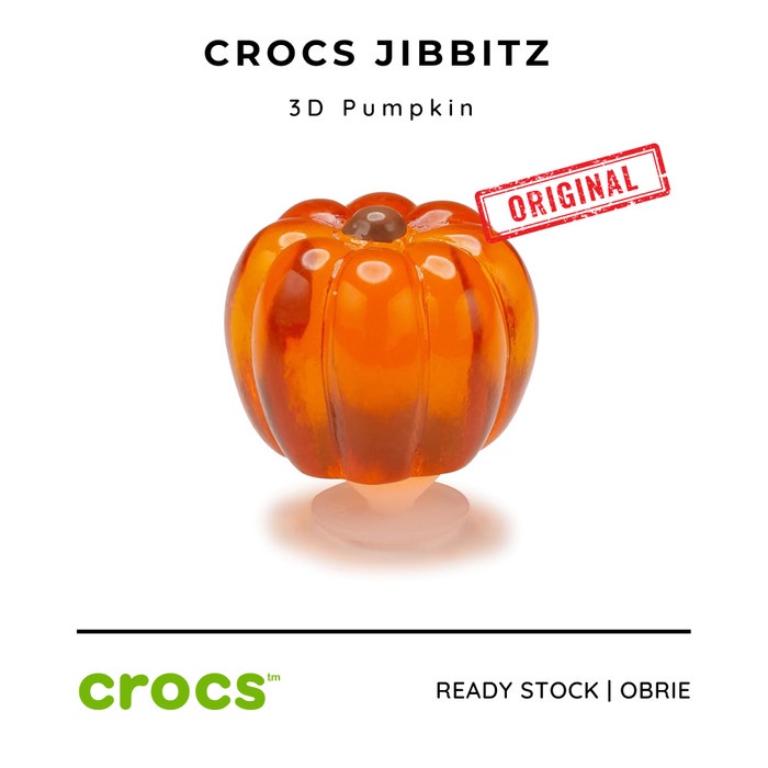 Jibbitz Crocs Original 3D Pumpkin