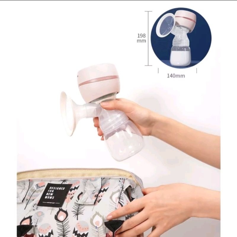 Terlaris Pompa Asi Elektrik Portable Painless Rechargeable Single