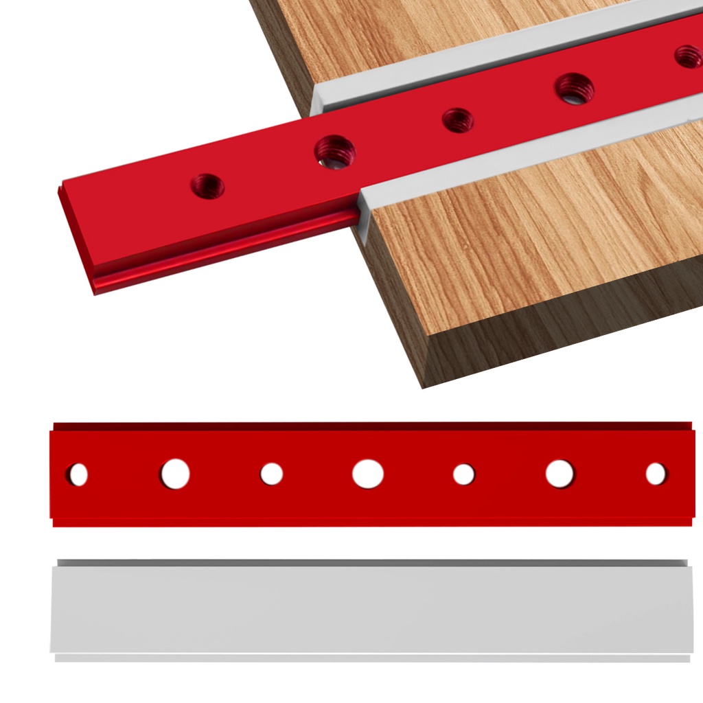 200MM T-track T-Slider Bar Miter Fixture Woodworking, T-Slot Miter Track Jig,Aluminum T Slot Miter S