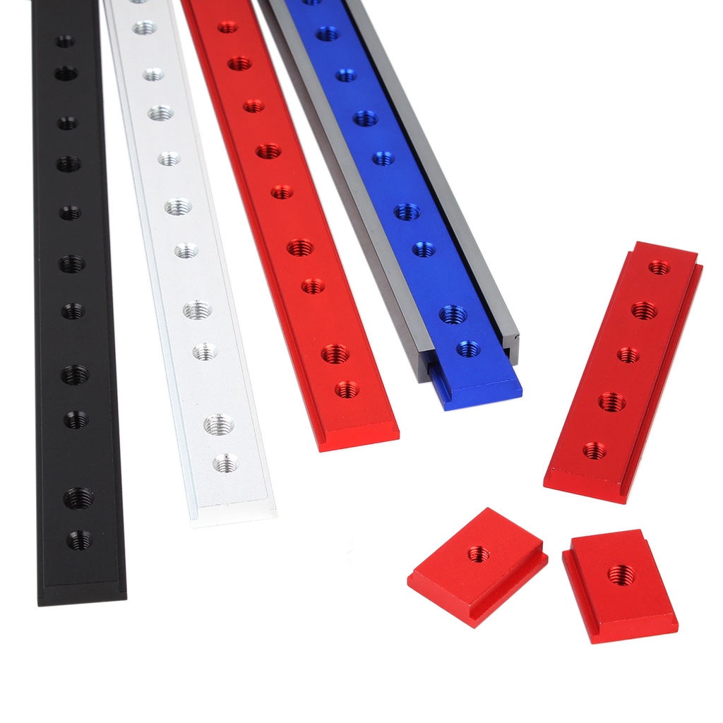 1Pc T-Slider for T-Slot, M6/M8 T-Track Slider Sliding Nut Aluminum Alloy T Slot Nut for Woodworking 