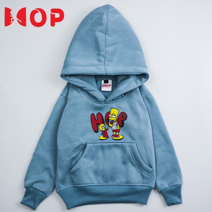 HOP THE SIMPSONS SWEATER HOODIE ANAK ORIGINAL USIA 1-6 TH UNISEX
