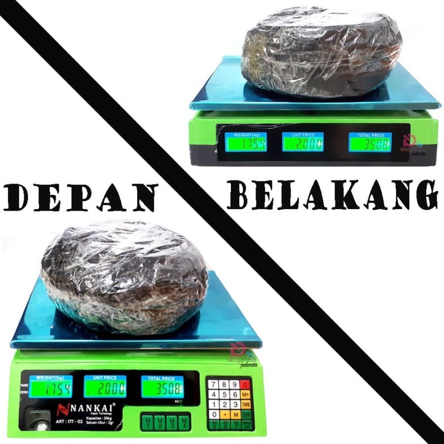 HJK NANKAI TIMBANGAN DUDUK DIGITAL PRICE 35 KG NANKAI / TIMBANGAN BUAH SAYUR 35KG