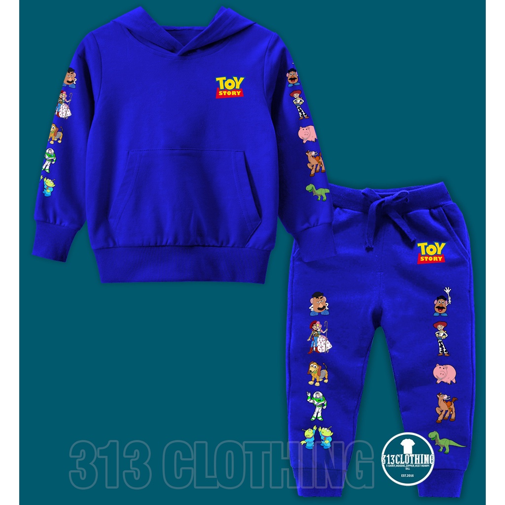 Terbaru Setelan Anak Toy Story Hoodie Anak Toy Story Jogger Toy Story Anak Set