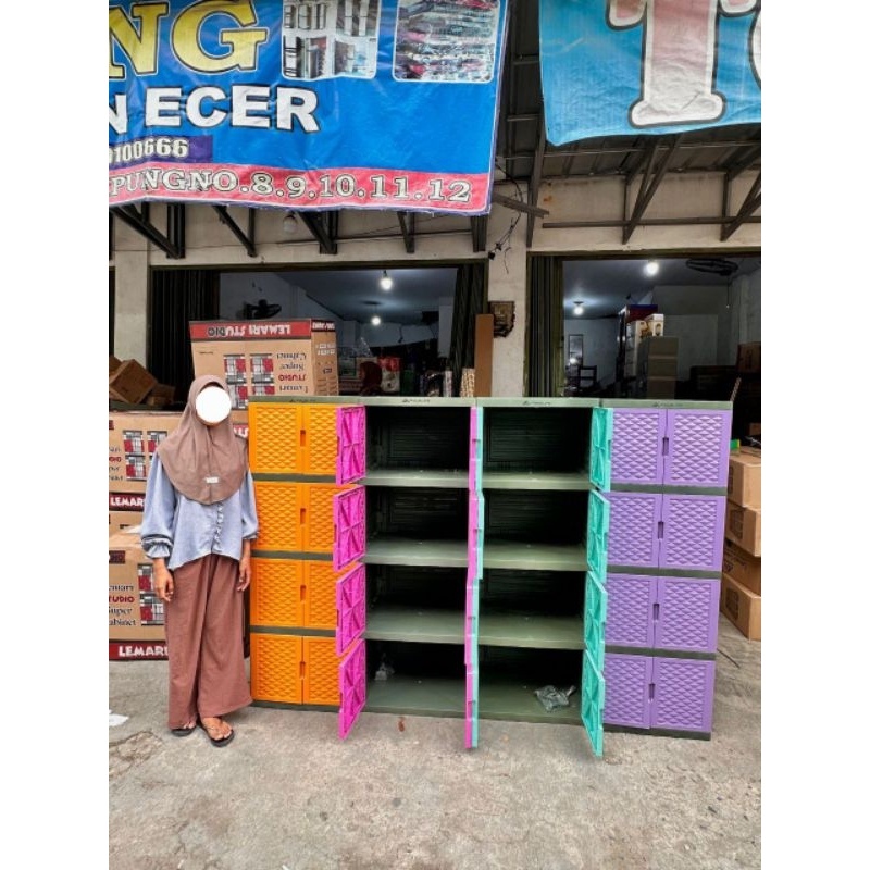 Premium Lemari Fawsline 4Susun