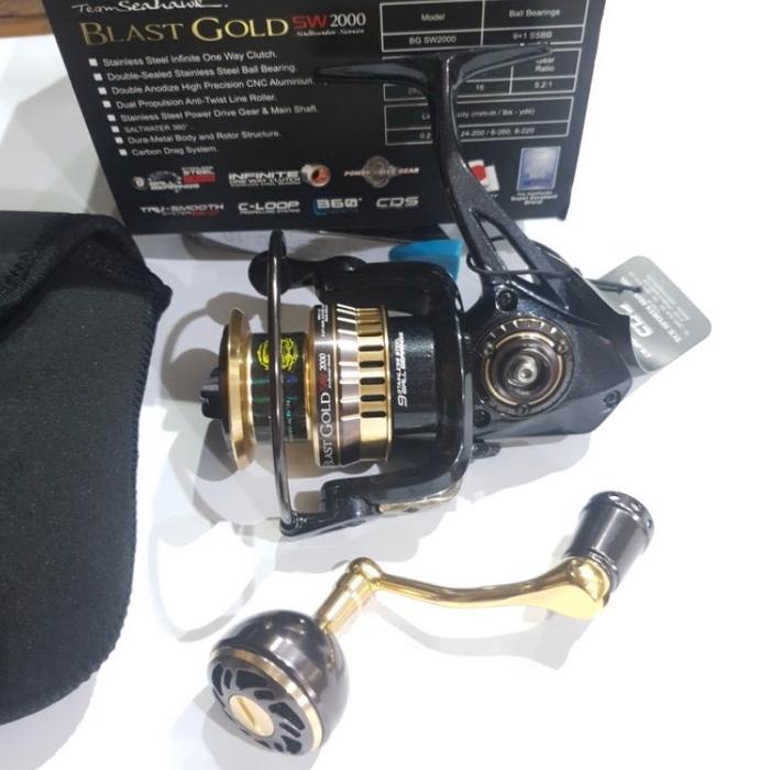 REEL SEAHAWK BLAST GOLD 1000-5000H POWER HANDLE META BODY