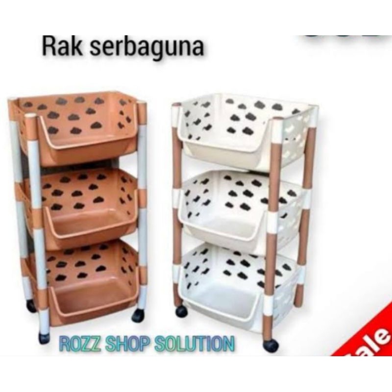 Limited Rak Salon Buena Susun 3,4/Rak Plastik Serbaguna/Rak Serbaguna Buena