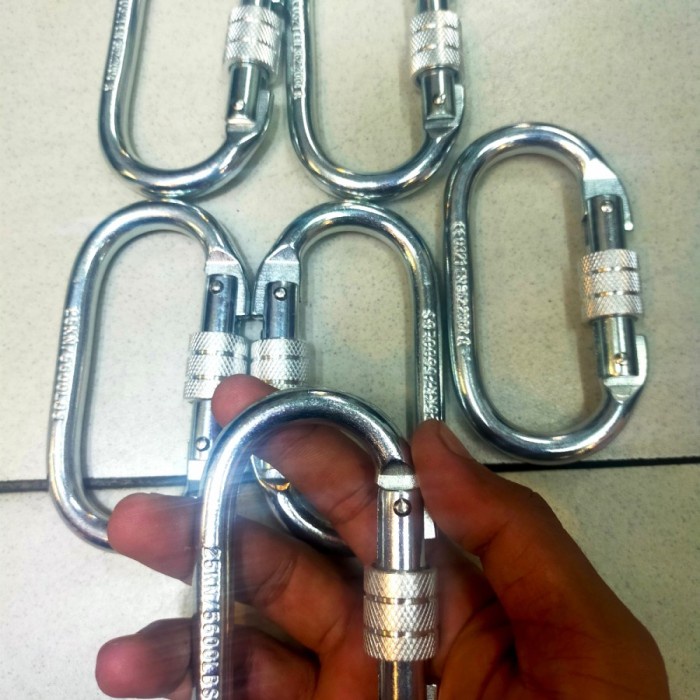 CARABINER 25 KN SAFETY FOR CLIMBING / CARABINER 25 KN PANJAT TEBING
