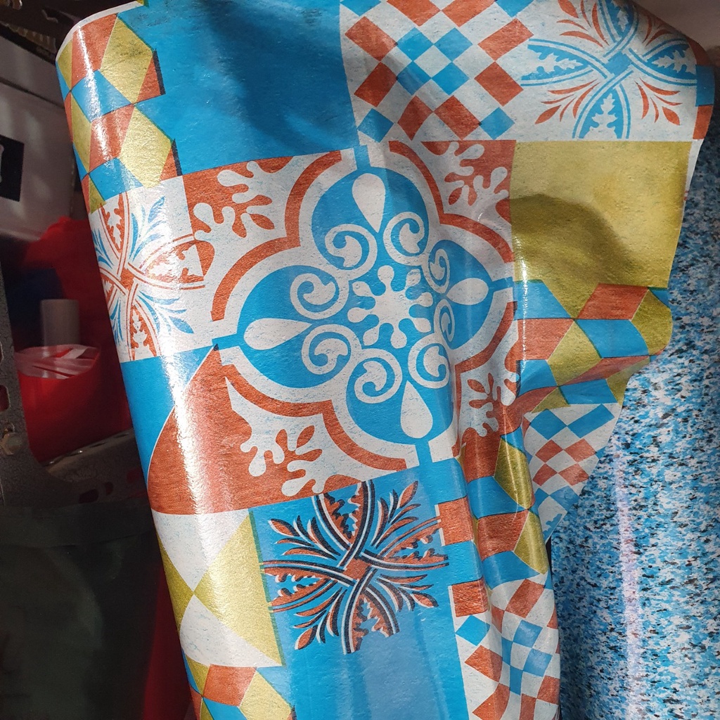 Murah Terpal Tikar Karpet Plastik Lantai Vinyl Meteran Gulungan Royal Panjang 50Cm Lebar 1.5M