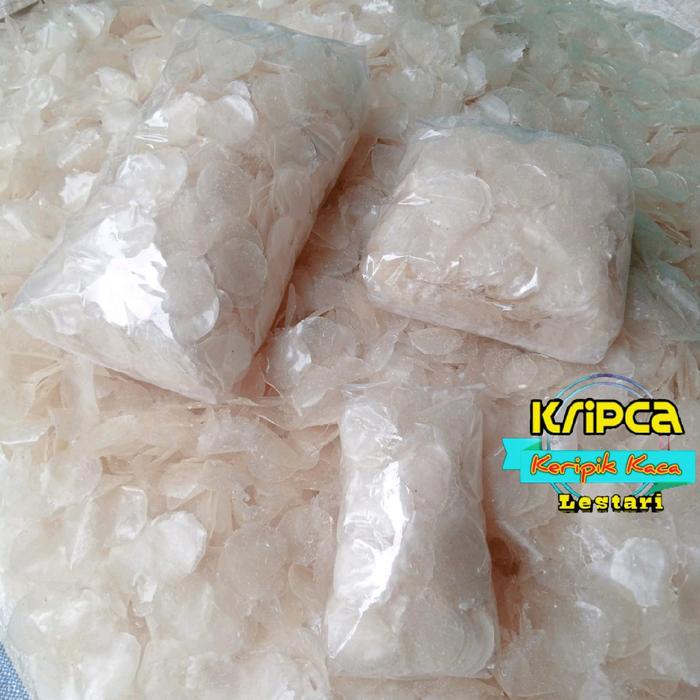 

4KG KERIPIK KACA BAHAN MENTAH best seller / Bulat tipis Kripik terlaris