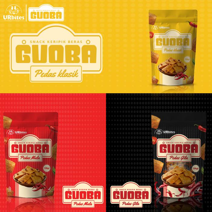 

KERIPIK GUOBA - Bundle Of 3 All Variant (Pedas Klasik + Pedas Mala + Pedas Gila) Snacks Keripik
