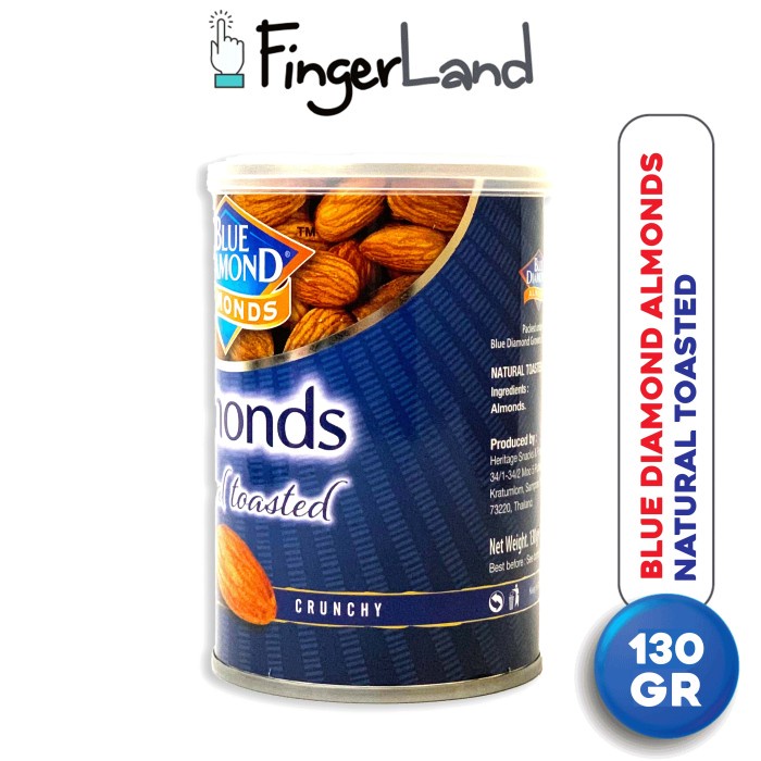 

BLUE DIAMOND Natural Toasted Almonds 130 Gram Kacang Almond Panggang
