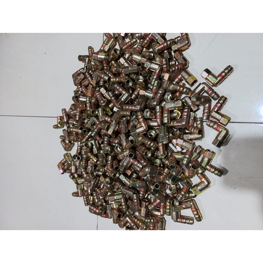 HJE Nepel Kompor Gas Sambungan Selang Kompor Gas roaster nepel L