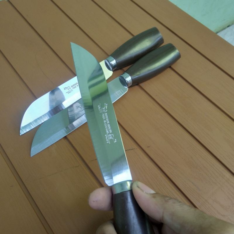 HJE Pisau dapur super tajam pisau okapi cap kambing 100% ORI made in germany