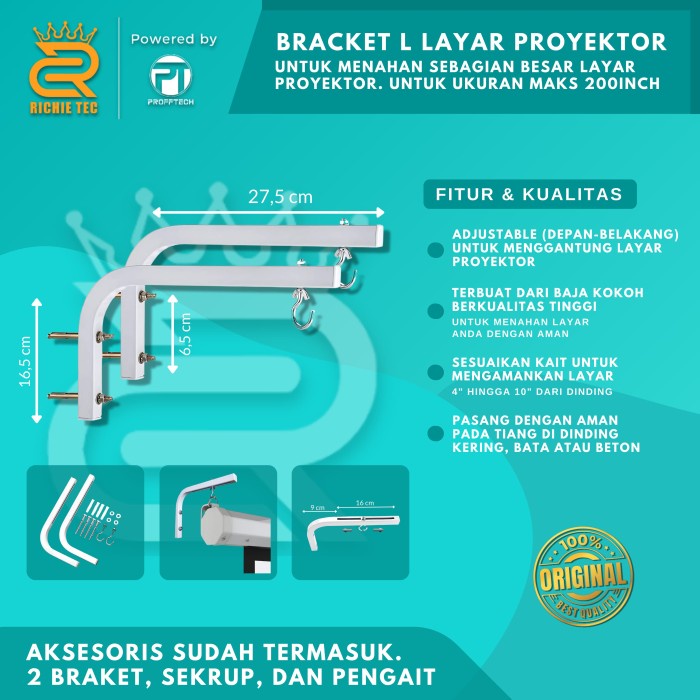 Bracket Layar Proyektor/ Screen Proyektor. RC