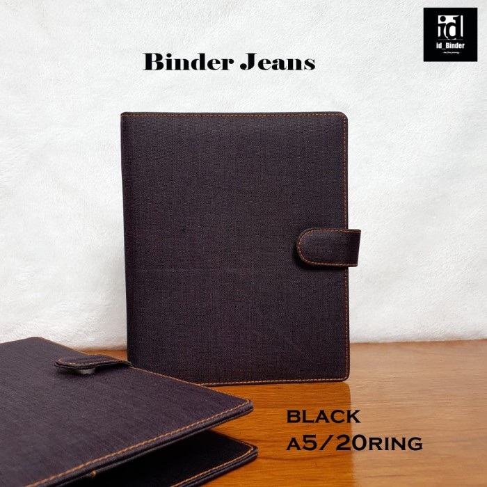 

[tmr] - BINDER JEANS ASLI WARNA HITAM A5 DAN B5