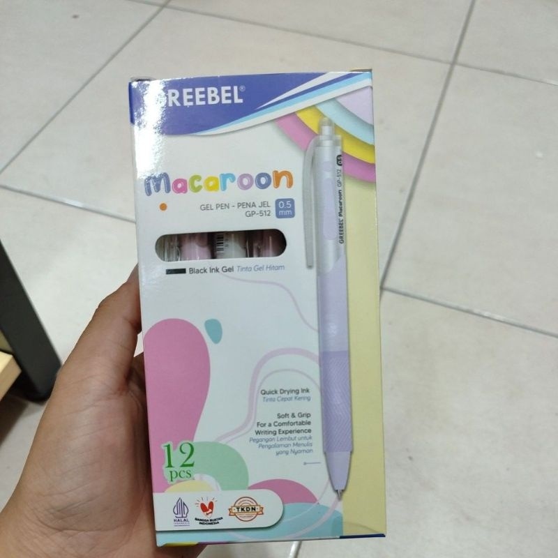 

12pcs pena macaroon greebel gp-512