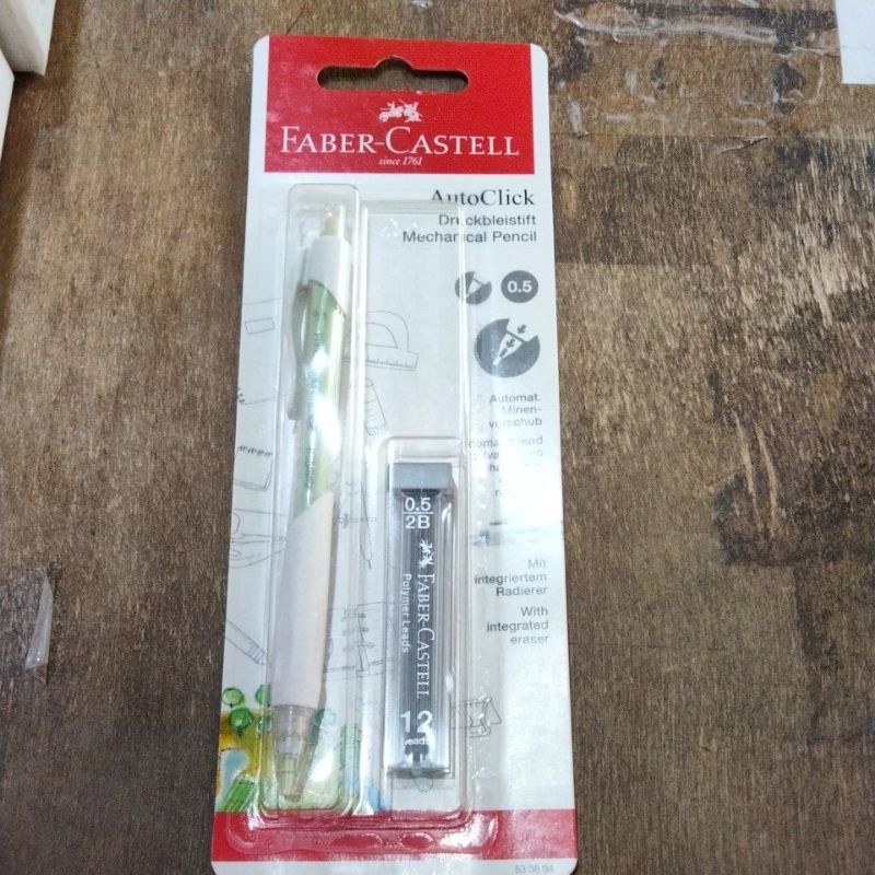 

(1set) pensil faber castle mekanik auto click