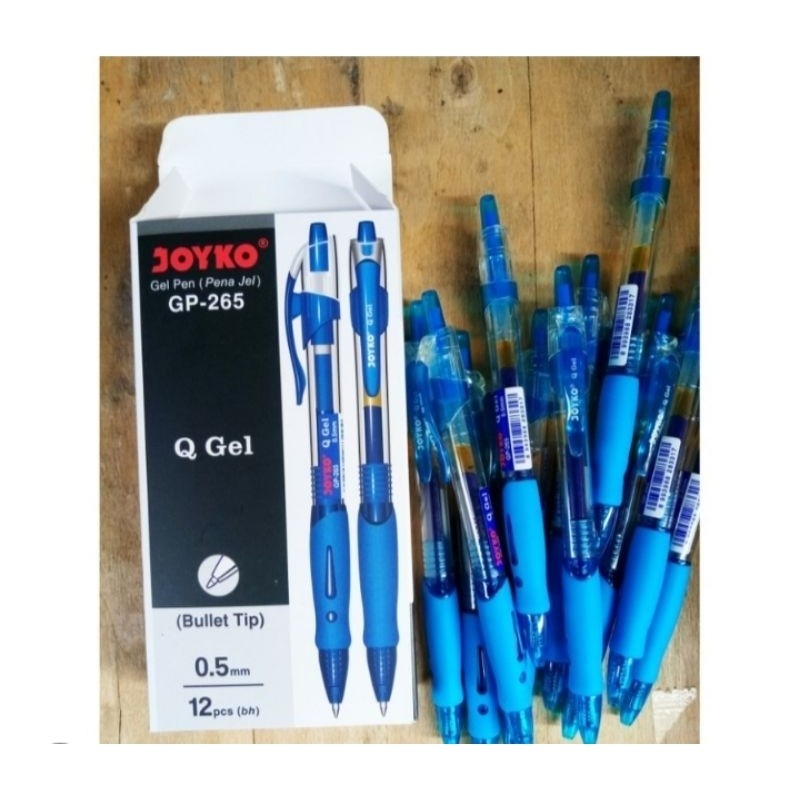 

(1pcs) gel pen /pena joyko GP-265 warna biru