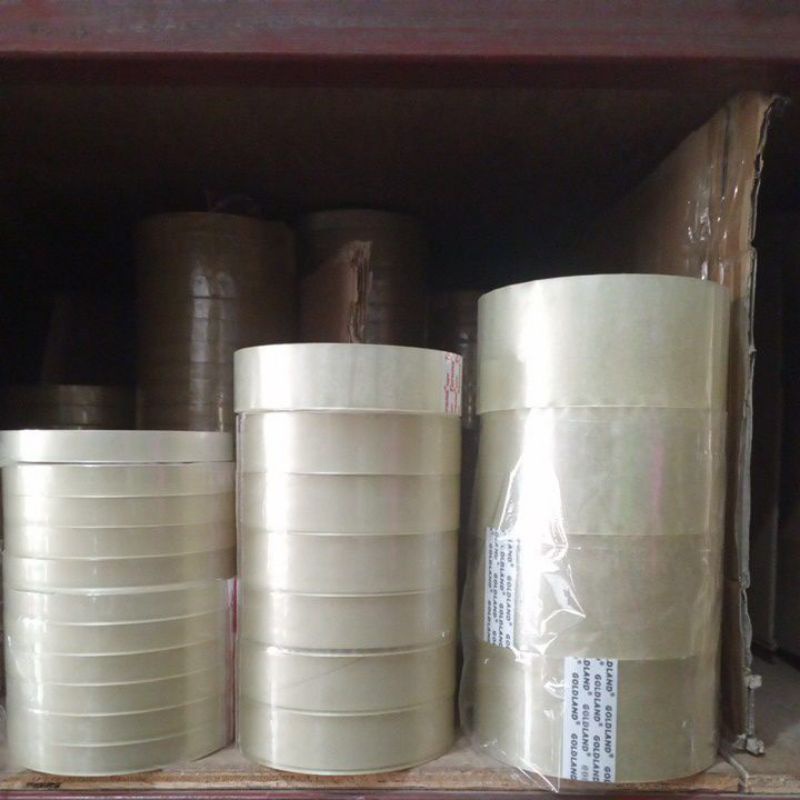 

(1pcs) isolasi / lakban bening 12mm 24mm 48mm