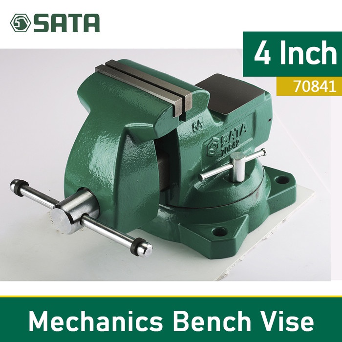 Sata Ragum 4 Inch Mechanics Bench Vice 70841