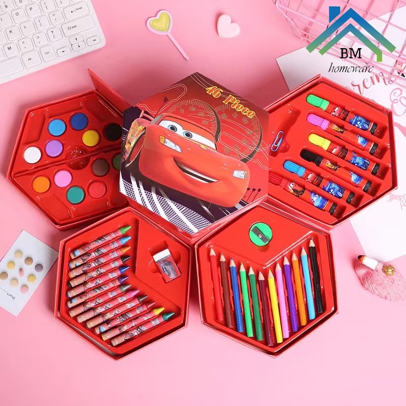 

Promo !!! Crayon Set Anak 150 & 208 Pcs Alat Tulis Mewarnai Dan Menggambar Anak Set Lengkap
