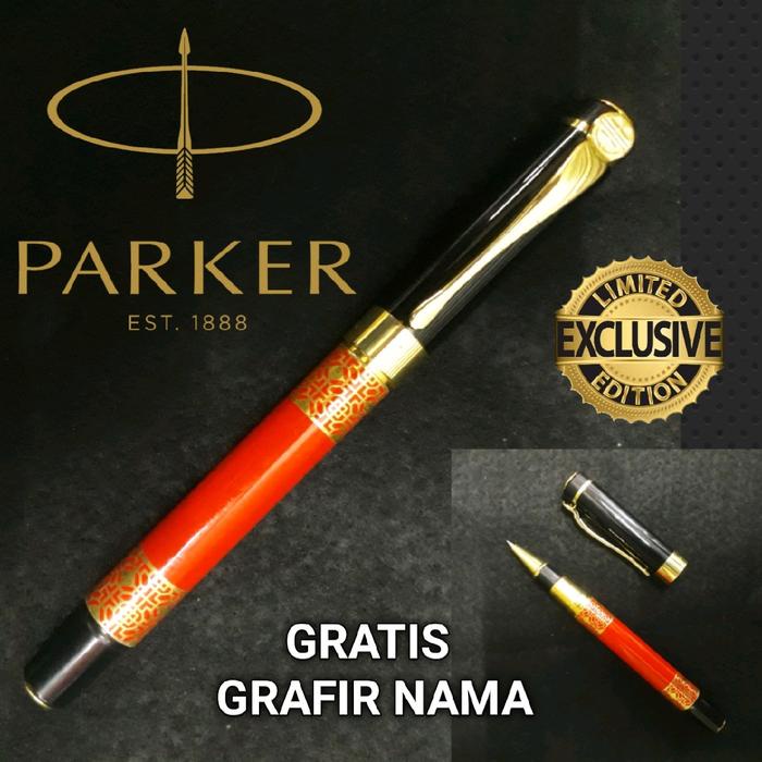

Bollpoint Mewah Parker Motif Gratis Box Exlusive Dan Grafir Nama Alat Tulis Stationery Kode 1242