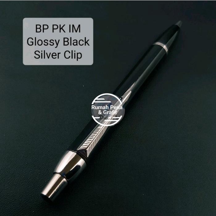 

Bollpoint Model Parker IM Black Stainles Gratis Box & Grafir Nama Alat Tulis Stationery Kode 306