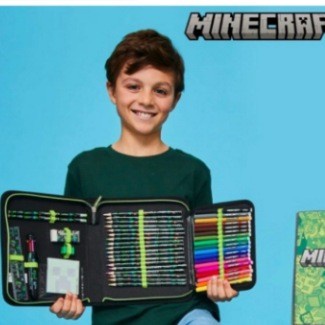 

Smiggle Midizip Minecraft Stationery/Kotak Pencil Set/Kado Kode 774
