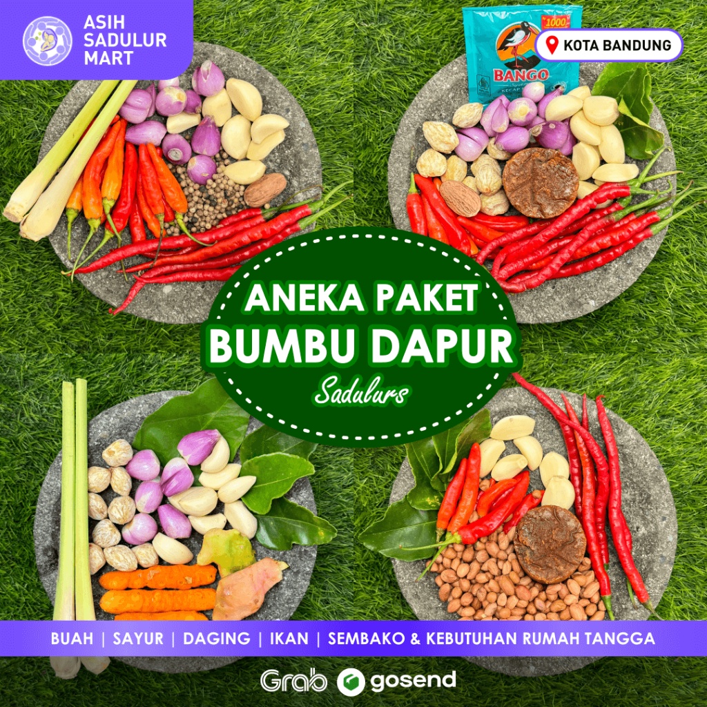 

HJE Aneka Paket Bumbu Dapur (Pecel, Ayam Bakar, Ayam Kecap, Gulai, Lodeh, Rica - Rica, Bumbu Merah,