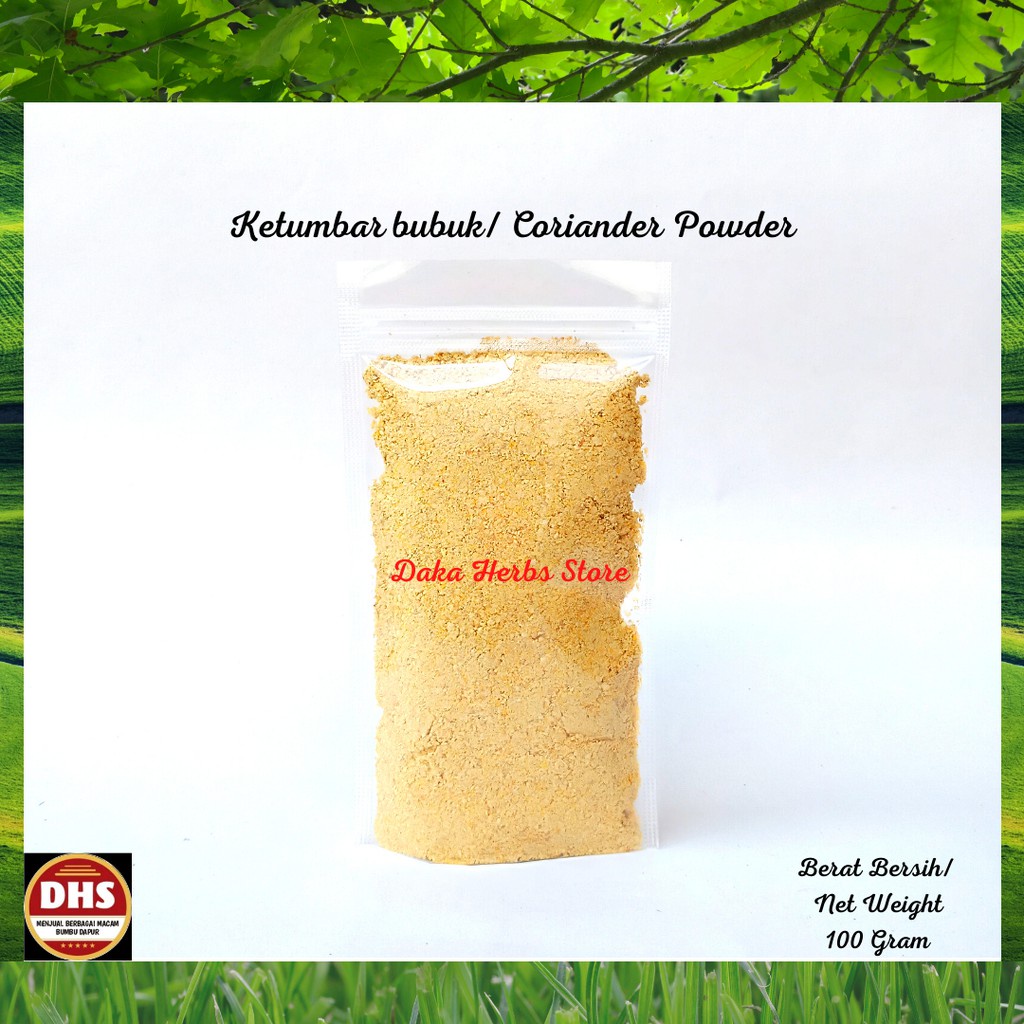 

HJE Ketumbar bubuk Murni Tanpa Campuran (100 gram)
