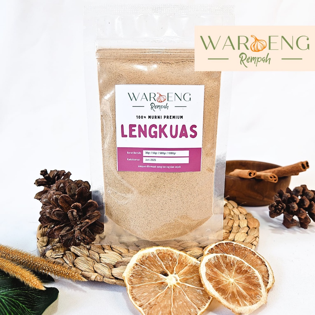 

HJE Lengkuas Bubuk / Ground Alpinia / Waroeng Rempah Murah