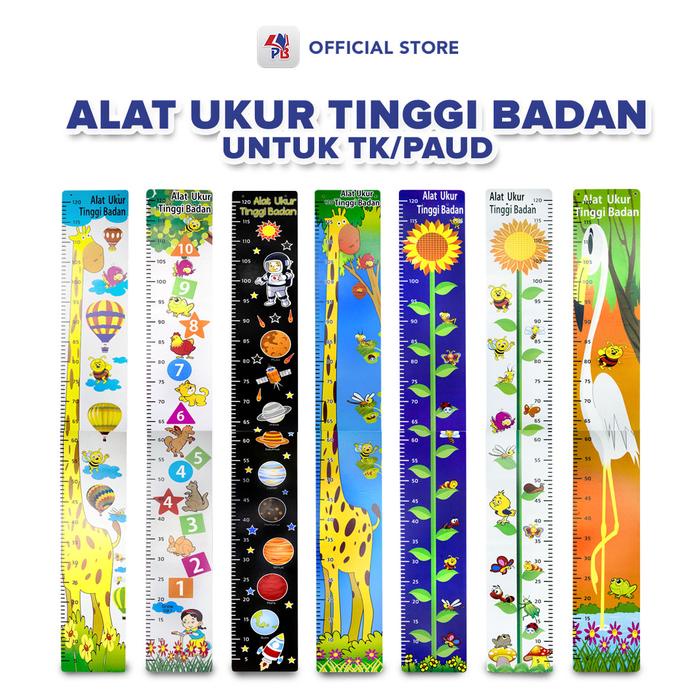 Top Pengukur tinggi badan / Alat Ukur Tinggi Badan Anak Desain Gambar menarik untuk anak anak / UD