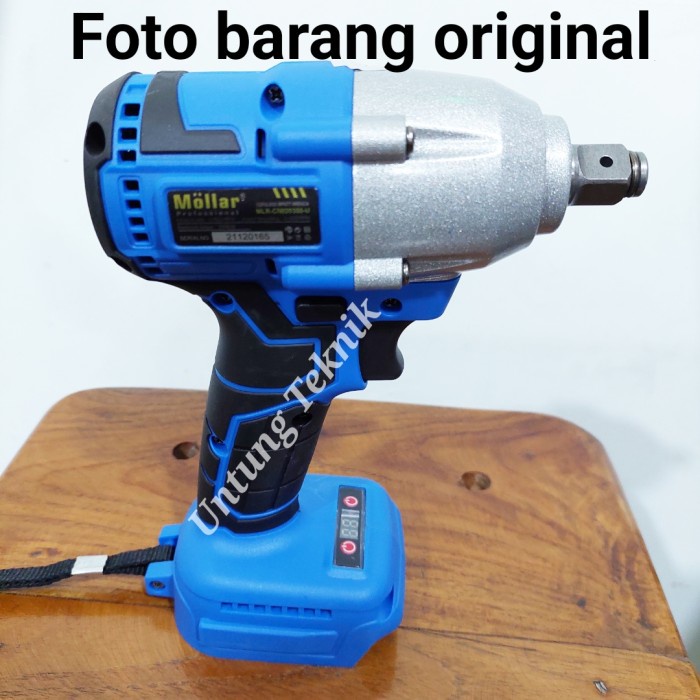 MOLLAR CIW20350 20V Cordless Impact Wrench Alat Buka Baut (UNIT ONLY)