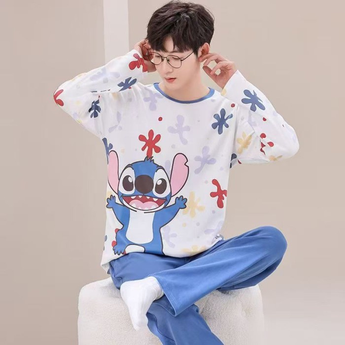 Terbaru Baju Tidur Pria Kaos Import / Piyama Pp Pria Import Kaos Tebal