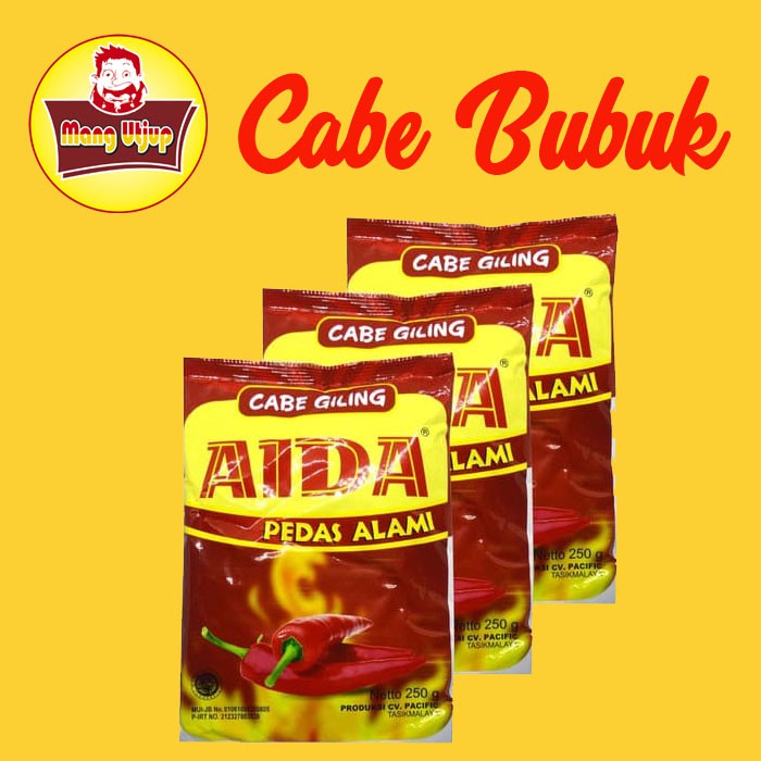 

HJE CABE BUBUK AIDA 250gr Pedasnya NGEHE