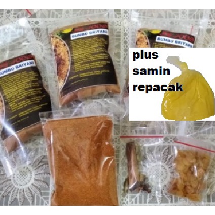 

HJE BUMBU BRIYANI LENGKAP DAN MINYAK SAMIN