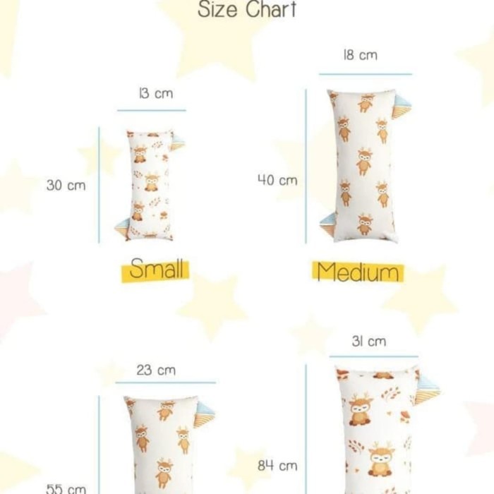 Hikarusa Guling Size L / Guling bayi / Bantal Bayi
