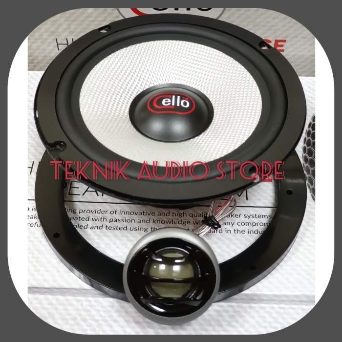 Speaker Midbass Cello TG 17 plus Dome Tweeter custom 50mm