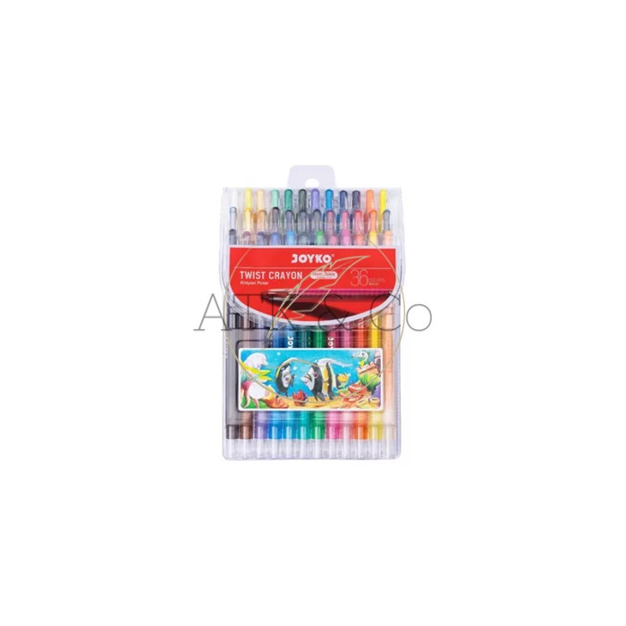 

Twist Crayon Titi Joyko 36 Warna - Krayon Putar Oil Pastel 36 Color TWCR-36S