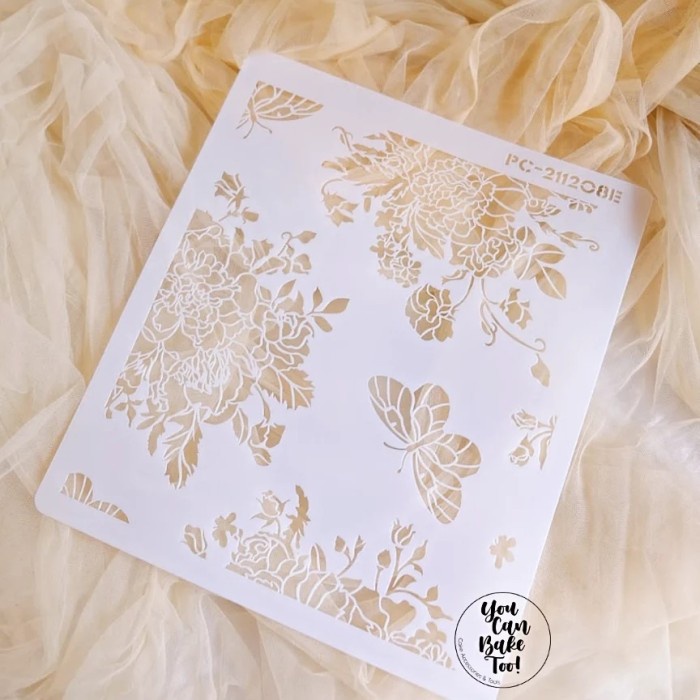 

Esther's Garden Cake Stencil
