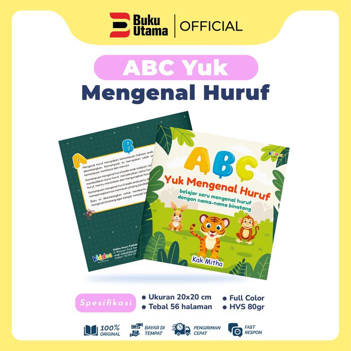 

Buku Abc Yuk Mengenal Huruf! Buku Aktivitas Anak Mengenal Huruf Dengan Cara Mengasyikkan Soft Cover